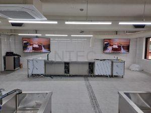 Read more about the article 조리실습실 음향시스템 / TV 영상 매트릭스 공사